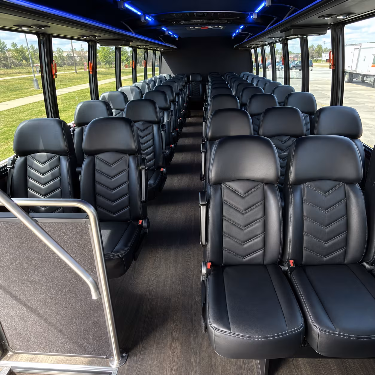 south gate school event transportation onboard seating